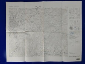 25000分の1地形図【高山】国土地理院発行・平成4年修正測量　平成5年5月1日発行　　飛騨高山