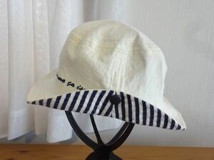＃ COMME CA ISM ＃ キッズ帽子　男の子＆女の子　バケットハット サイズ５２cm　キャップ　帽子　コットン帽