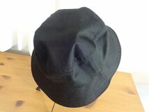 G G.U. H レディース・メンズ　黒色帽子　バケットハット　サイズ５７・５cm　アウトドアキャップ　キャップ　帽子_画像5