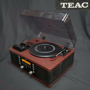 [. warehouse ]2014 year made TEAC record player multi player audio equipment LP-550USB approximately 47.× approximately 37.× height approximately 23. wood grain operation goods 