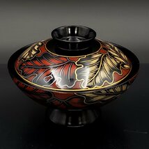 【宝蔵】 木製漆器 御椀 吸物椀 汁椀 6種 約13cm 天然木 漆塗り 漆芸 懐石道具 ⑤_画像2