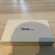 新品 SIMフリー Qua tab 02 HWT31 チャコールブラック au 一括購入済 HWT31SKA_画像2