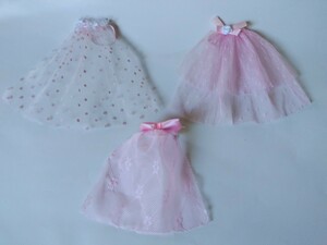 リカちゃん　ベール　3点セット　洋服　ドレス小物　ウエディング　ミニチュア 　玩具