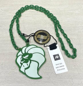 タグ付き未使用 NESTA BRAND BIG PLATE NECKLESS NNN-1-02 GREEN ペンダント ネスタブランド ビッグプレートネックレス グリーン