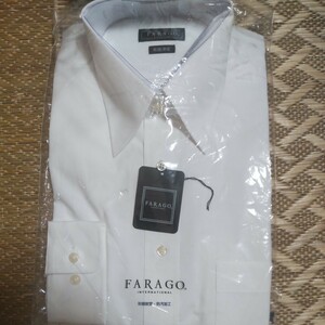 新品 未使用 FARAGO 形態安定・防汚加工 ワイシャツ レギュラー カラー