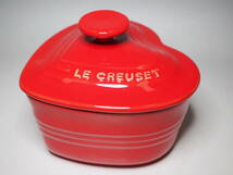 未使用 LE CREUSET　ル・クルーゼ　ラムカン　ハート　蓋付　Apple_画像5