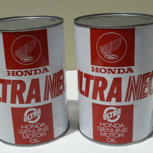 70s HONDA ホンダ ウルトラ NEOオイル 1リトル缶2個 ホンダマニア ガレージコレクションアイテムに★CB CL SL ドリーム の画像1