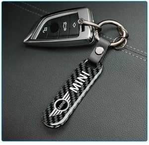 MINI lustre carbon key holder # Mini Cooper Clubman Works Victoria navy blue pa-chibru Esse n car ru15 16 20 DS