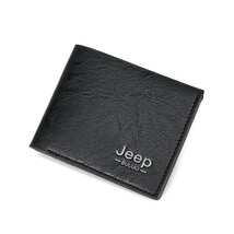 Jeep ビンテージ カードケース 財布【ブラック】クライスラー・ジープ ラングラー アンリミテッド グランドチェロキー コンパス レネゲード_画像1