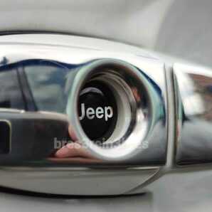 Jeep エンブレム 3Dクリスタル 鍵穴ステッカー キーレス専用■クライスラー ラングラー グランドチェロキー コンパス レネゲードの画像4