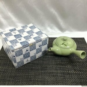 【保管品/インボイス登録店/TO】陶器　急須 蓋付き 茶こし付き 茶器 お茶会 ティーパーティー RS0919/00000