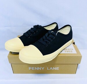 [ new goods unused goods ]pe knee rain fatigue difficult soft sneakers canvas low cut 24.5cm black free shipping 