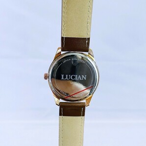【新品 未使用品】LUCIAN 腕時計 革バンド LU-12RG-3BR 送料無料の画像7