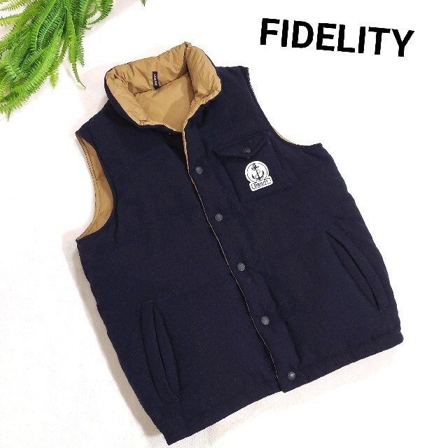 FIDELITY◇/L/ウール/NVY/F11F0-029SD13-