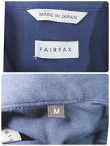 FAIRFAX 半袖シャツ ネイビー カットソー生地 表記サイズM 80515_画像7