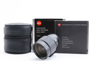 元箱 ケース 取扱説明書付 ★極上品★ Leica ライカ Viewfinder ビューファインダー 21/24/28mm 12013 finder ファインダー (3274)