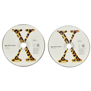 当日発送 Apple Mac OS X 10.2　アップグレード インストール ディスク CD Install Disc 中古品 9-4