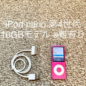 【送料無料】iPod nano 第4世代 16GB Apple アップル A1285 アイポッドナノ 本体