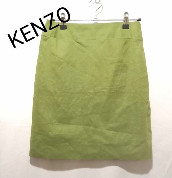 KENZO ケンゾー スカート モスグリーン 36 
