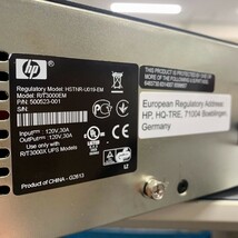 @S1299 現状品 保証無し 増設用 HPE Regulatory Model:(HSTNR-U019-EM) Model:(R/T3000EM) バッテリーNG 付属品あり_画像4