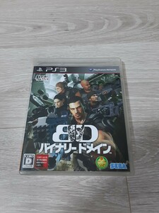 PS3ソフト BINARY DOMAIN （バイナリードメイン） 盤面良好