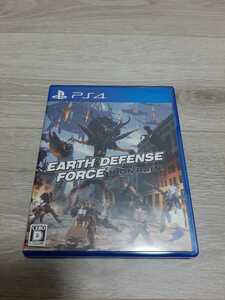 ★☆PS４ソフトEARTH DEFENSE FORCE　アース ディフェンス フォース アイアン レイン☆★