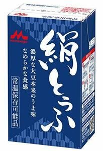 森永 常温 絹とうふ 250ｇ×12個[ 冷奴に 常温保存可能品 長期保存 備蓄 保存料不使用 挽き搾り製法 豆腐 ギフトにも ]