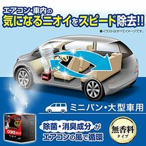 カーメイト 車用 除菌消臭剤 ドクターデオ Dr.DEO プレミアム スチーム 循環タイプ 使い切り 無香 ミニバン・大型車用 55ml D23_画像3