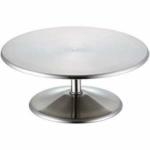  blue .(Aoyoshi) cake stand mat silver diameter 118mm 1 piece for display 579288