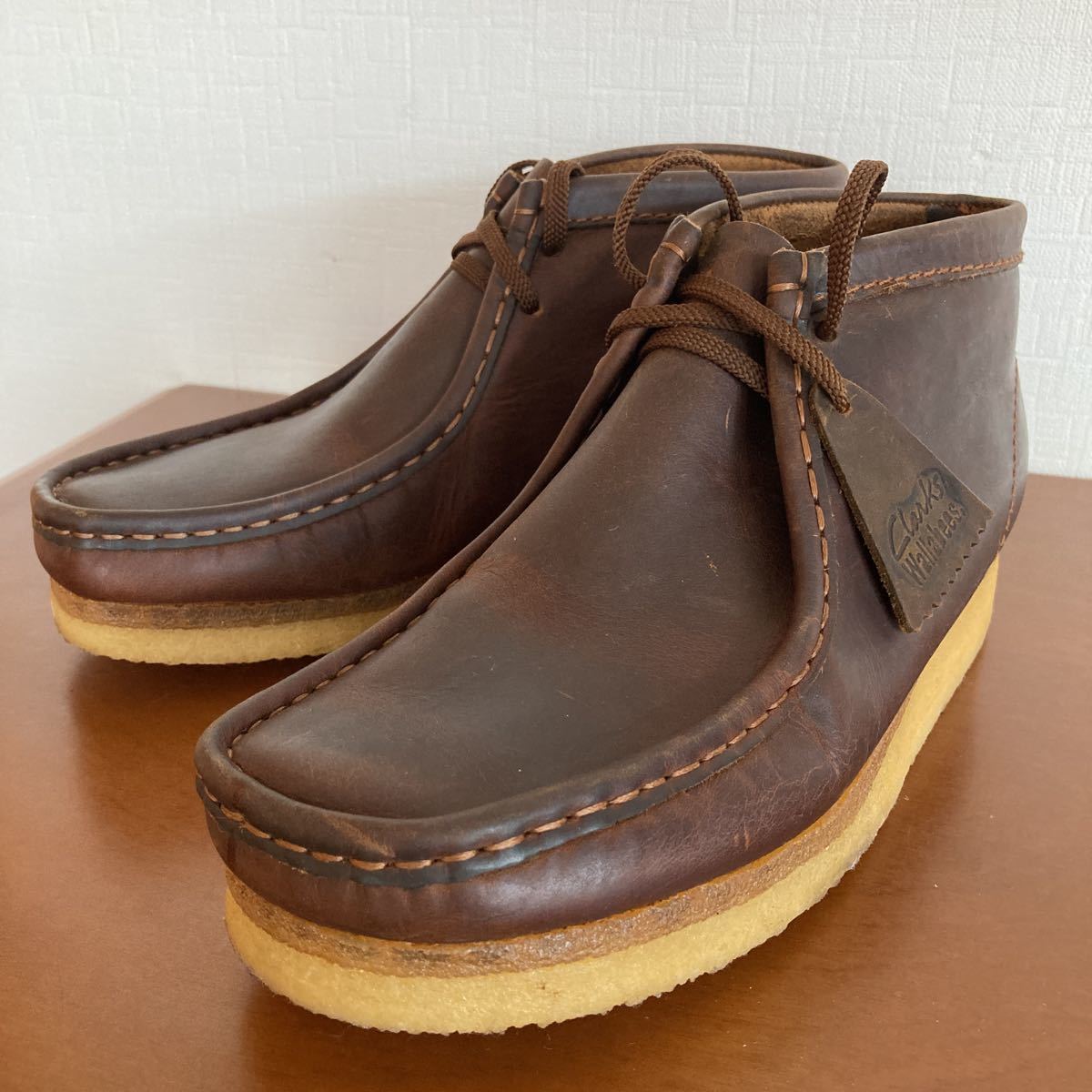 ヤフオク! -「clarks クラークス ワラビー」(メンズシューズ) の落札