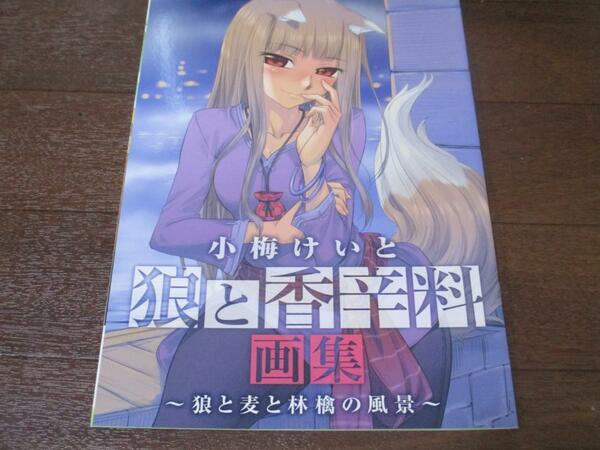 狼と香辛料 画集　狼と麦と林檎の風景　　小梅けいと　 送料無料 匿名配達