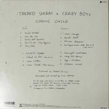 35772★美盤 白井貴子 & CRAZY BOYS/COSMIC CHILD ・２枚組_画像2