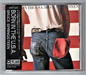 Ω 帯付 美品 ブルーススプリングスティーン Bruce Springsteen 12曲入 国内盤 CD/ボーン・イン・ザ・USA Born in the U.S.A.