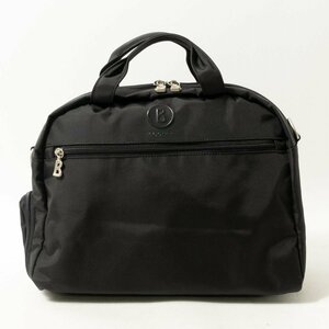 BOGNER ハンドバッグ ボグナー ブラック 黒 シンプル 手持ち カジュアル 綺麗め ロゴ ナイロン HAND MADE 鞄 BAG 婦人 女性 レディース