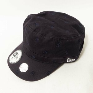 NEW ERA ニューエラ GENUINE MERCHANDISE ニューヨーク ヤンキース ワークキャップ 帽子 7 1/4 57.7cm ネイビー ストリート アメカジ