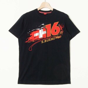 メール便◯ RED BULL Toro Rosso レッドブル トロロッソ S.ブエミ 半袖プリントTシャツ カットソー レーシング 黒 ブラック M メンズ