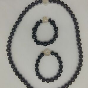 ファッション数珠3点セット　ネックレス/数珠（男性用）/数珠（女性用）