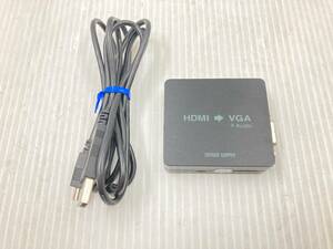 ●SANWA　HDMI→VGA(D-Sub)変換コンバーター　VGA-CVHD1　中古品