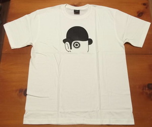 新品【Clockwork Orange】時計じかけのオレンジ アレックス プリント Tシャツ 白 XL // スタンリーキューブリック ムービー 映画Tシャツ