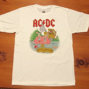 新品【 AC/DC 】ビーバスアンドバットヘッド プリント Tシャツ L // MTV ロックTシャツ バンドTシャツ エーシーディーシーの画像1