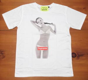 新品【KATE MOSS】ケイトモス セクシー ビキニ プリント Tシャツ L // スーパーモデル セレブ