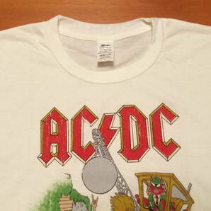 新品【 AC/DC 】ビーバスアンドバットヘッド プリント Tシャツ L // MTV ロックTシャツ バンドTシャツ エーシーディーシーの画像3