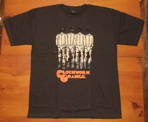 新品 【Clockwork Orange】 映画 時計じかけのオレンジ ドルーク プリント Tシャツ XL // スタンリーキューブリック ムービーTシャツ
