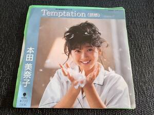 B3865【EP】本田美奈子 / temptation（誘惑） / 「IF・・・」　イフ