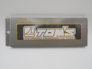 希少？ 当時物 未使用 TOM’S GOLD RACING EMBLEM エンブレム 