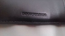 150-Ky10679-60k エンポリオアルマーニ 二つ折り財布 メンズ EMPORIO ARMANI BK ブラック WALLET WITH COIN PURSE_画像5