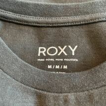 ROXY Tシャツ　ロゴ　レディースMサイズ 美品ビッグシルエット　ロキシー　黒　ブラック　バックプリント　半袖　カットソー　大人可愛い_画像10