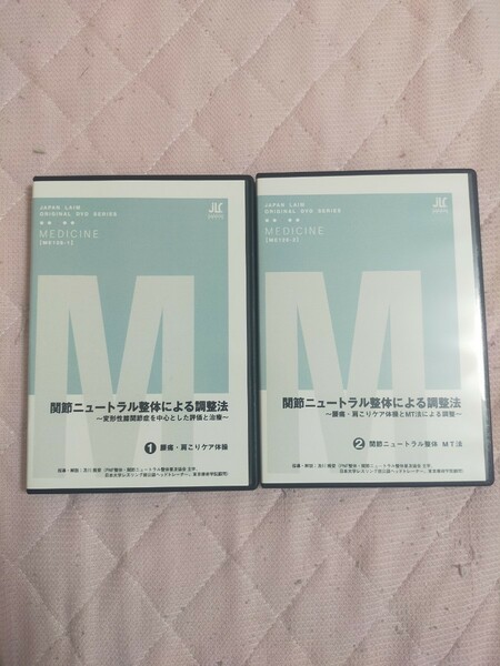 関節ニュートラル整体による調整法～腰痛・肩こりケア体操とMT法による調整～(全２枚)ME128-S