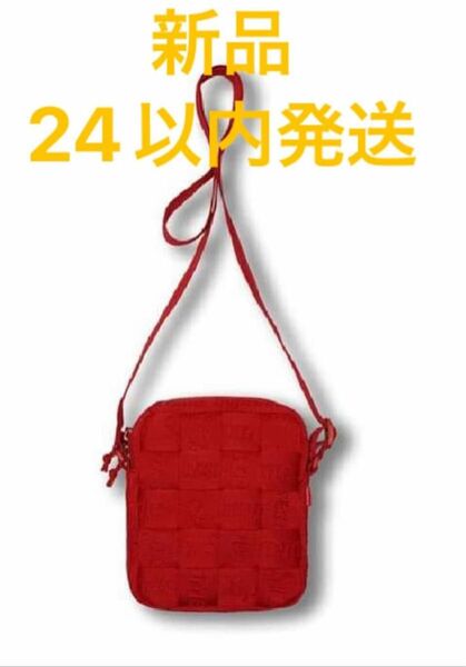 Supreme Woven Shoulder Bag RED