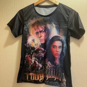 新品★ブラック★ラビリンス魔王の迷宮★デヴィッドボウイ★Tシャツ★ユニセックス★M